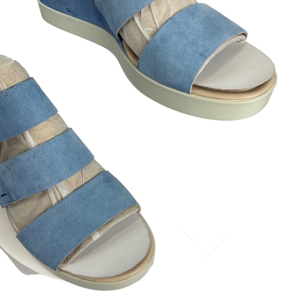 Ecco Shoes Women Sandals Sz 9-9.5 EU 40 Shape Wedge Plateau Leather $180 Nib - Picture 6 of 12